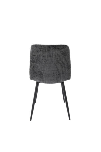 Scaun Bucatarie Tapitat S-208, Stofa, Gri - imagine 5