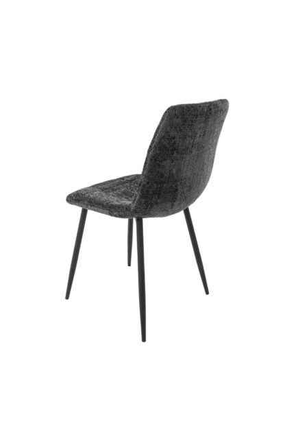Scaun Bucatarie Tapitat S-208, Stofa, Gri - imagine 6