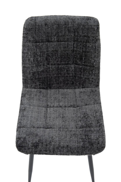 Scaun Bucatarie Tapitat S-208, Stofa, Gri - imagine 9