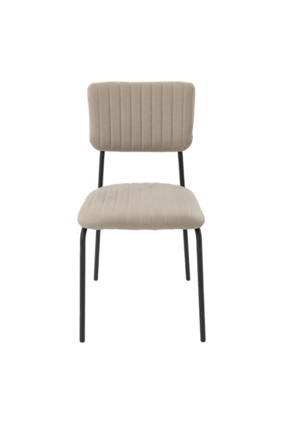 Scaun Bucatarie Tapitat S-210, Stofa, Cappucino - imagine 2