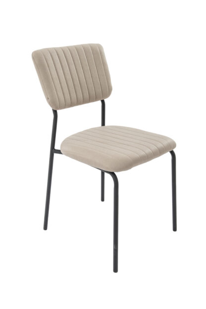 Scaun Bucatarie Tapitat S-210, Stofa, Cappucino