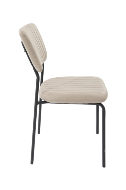 Scaun Bucatarie Tapitat S-210, Stofa, Cappucino - imagine 3
