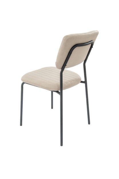 Scaun Bucatarie Tapitat S-210, Stofa, Cappucino - imagine 6