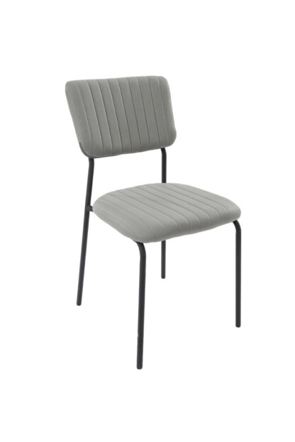 Scaun Bucatarie Tapitat S-210, Stofa, Gri