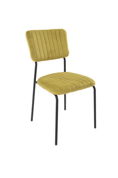Scaun Bucatarie Tapitat S-211, Stofa, Fistic