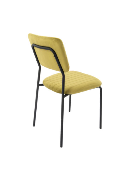 Scaun Bucatarie Tapitat S-211, Stofa, Fistic - imagine 4