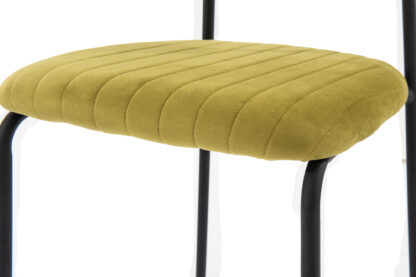 Scaun Bucatarie Tapitat S-211, Stofa, Fistic - imagine 7