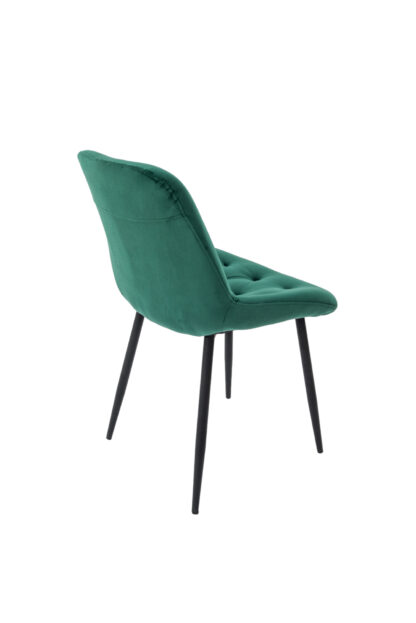 Scaun Bucatarie Tapitat S-212, Stofa, Verde - imagine 5