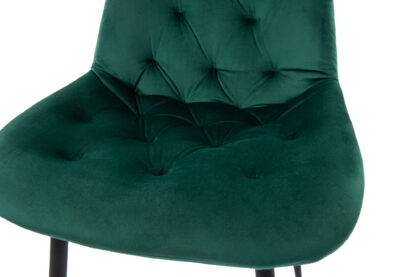 Scaun Bucatarie Tapitat S-212, Stofa, Verde - imagine 8