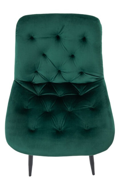 Scaun Bucatarie Tapitat S-212, Stofa, Verde - imagine 9