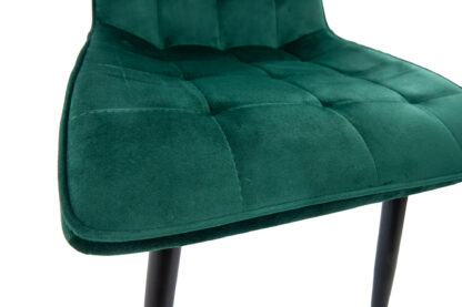 Scaun Bucatarie Tapitat S-214, Stofa, Verde - imagine 6