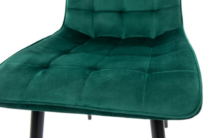 Scaun Bucatarie Tapitat S-214, Stofa, Verde - imagine 7