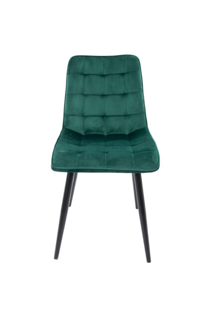 Scaun Bucatarie Tapitat S-214, Stofa, Verde - imagine 9