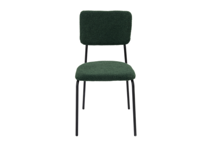 Scaun Bucatarie Tapitat S-209, Stofa, Verde - imagine 5