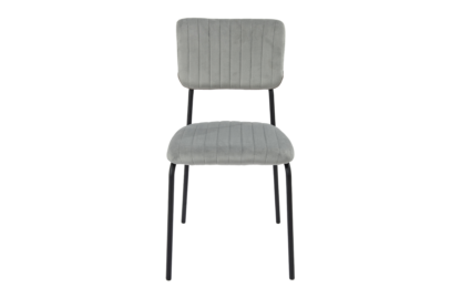 Scaun Bucatarie Tapitat S-211, Stofa, Gri - imagine 5