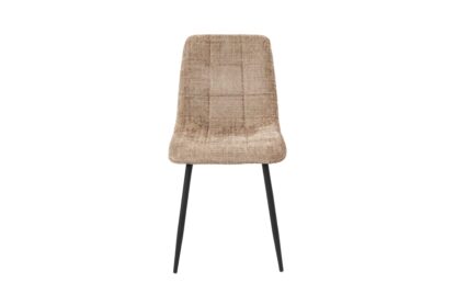 Scaun Bucatarie Tapitat S-208, Stofa, BEJ - imagine 3