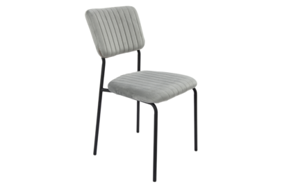 Scaun Bucatarie Tapitat S-211, Stofa, Gri