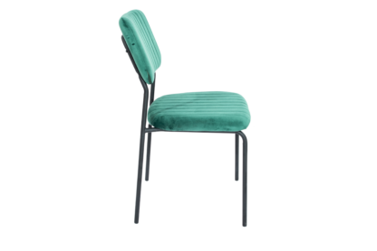 Scaun Bucatarie Tapitat S-211, Stofa, Verde - imagine 3
