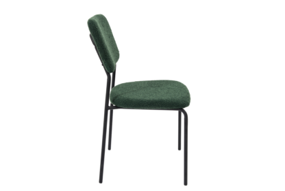 Scaun Bucatarie Tapitat S-209, Stofa, Verde - imagine 4