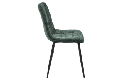 Scaun Bucatarie Tapitat S-208, Stofa, Verde - imagine 4