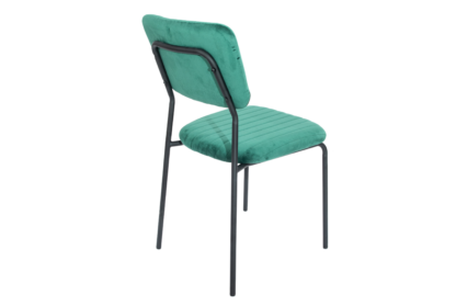 Scaun Bucatarie Tapitat S-211, Stofa, Verde - imagine 2