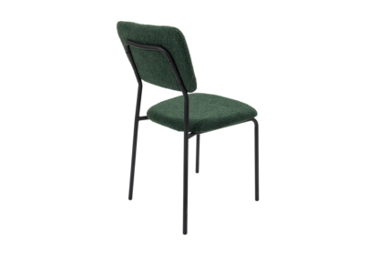 Scaun Bucatarie Tapitat S-209, Stofa, Verde - imagine 3