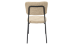 Scaun Bucatarie Tapitat S-209, Stofa, Maro - imagine 2