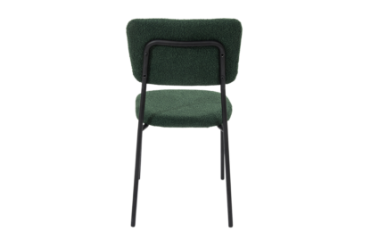 Scaun Bucatarie Tapitat S-209, Stofa, Verde - imagine 2