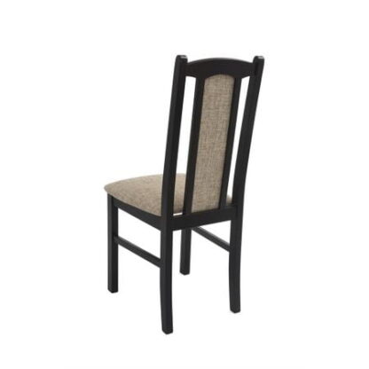 SET 6 Scaune din lemn masiv de fag tapitat cu stofa s-37 boss7 30b wenge - imagine 2