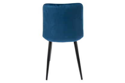 Scaun Bucatarie Tapitat S-214, Stofa, Albastru - imagine 4
