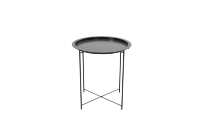 Masa Living MC-135, diametru 46,8*50,5 cm, cadru de metal