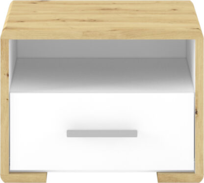 DORMITOR BIANCA ALB/ARTISAN - imagine 4
