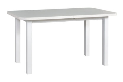 Masa extensibila 140/180x80 cm mb-13 venus2s 1c, alba, lemn masiv de fag si pal