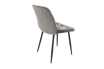 Set 4 Scaune Bucatarie Tapitat S-212, Stofa, Gri - imagine 3