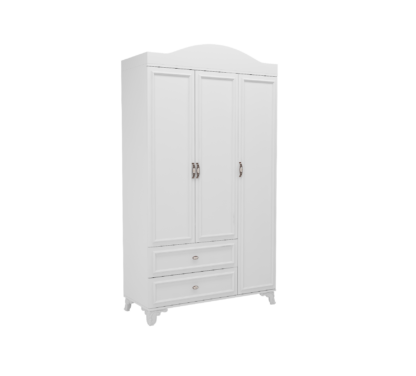 Dulap Lisa, Alb, 139x216x52 cm, mdf