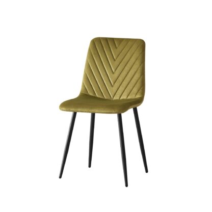Scaun living tapitat S-206, Olive