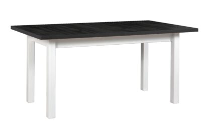 Masa extensibila 160-240x90 cm mb-21 modena2xl, grafit/alb, lemn masiv de fag si pal