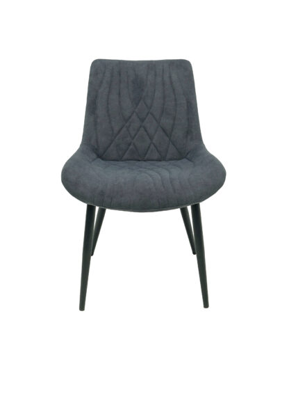 Scaun ML-2, tapitat stofa, gri - imagine 3