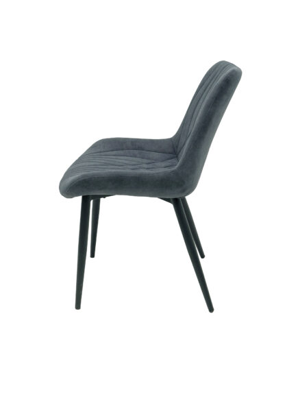 Scaun ML-2, tapitat stofa, gri - imagine 2