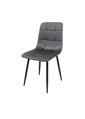 Scaun ML-4, tapitat stofa, gri