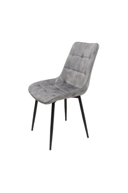 Scaun living HT1, stofa, gri