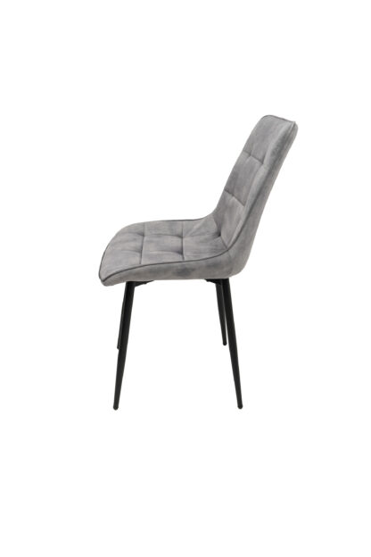 Scaun living HT1, stofa, gri - imagine 3