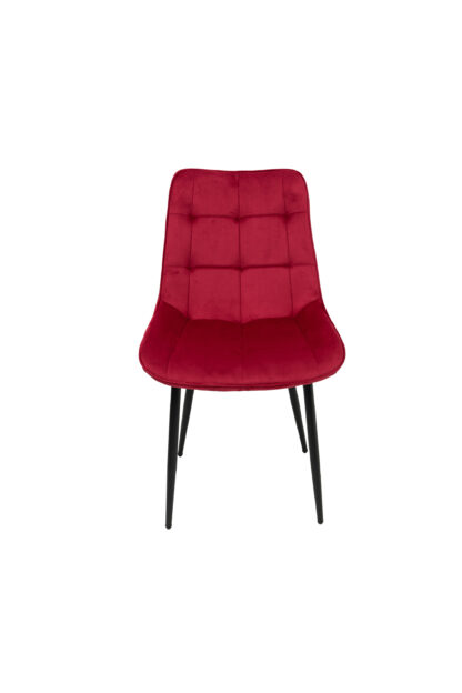 Scaun living HT2, stofa, rosu - imagine 3