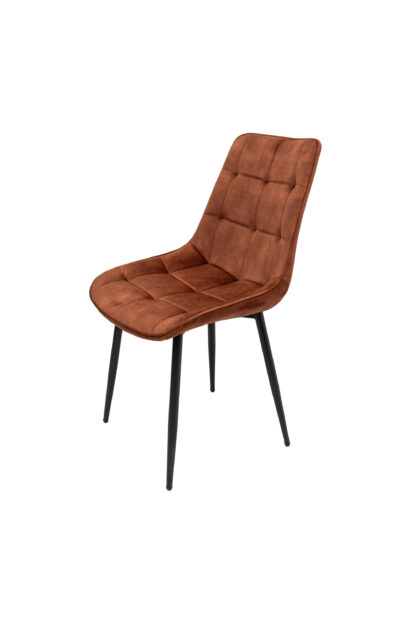 Scaun living HT1, stofa, maro deschis