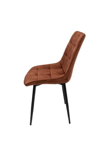 Scaun living HT1, stofa, maro deschis - imagine 3