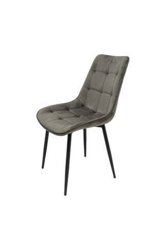 Scaun living HT2, stofa, gri