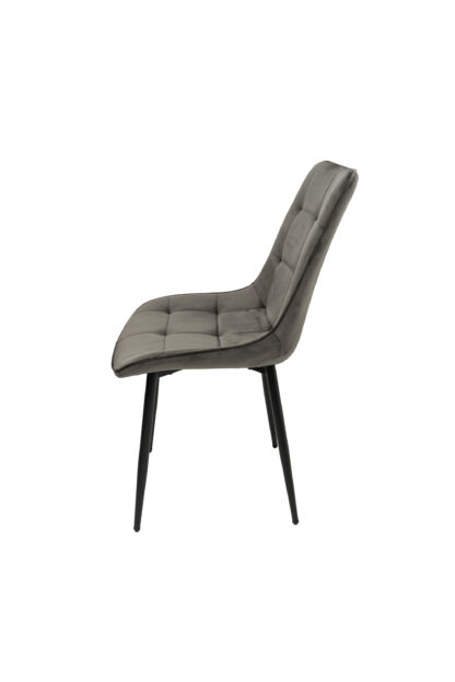Scaun living HT2, stofa, gri - imagine 3