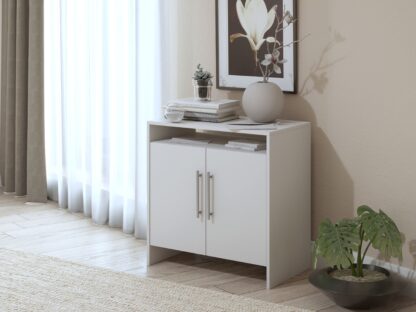 Comoda ECO, alb, 70x70x40 cm