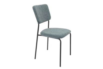 Scaun Bucatarie Tapitat S-209, Stofa, Gri