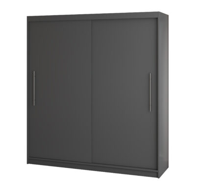Dressing Radu fara oglinda, 180x200x61 cm, gri antracit - imagine 3